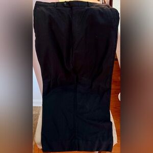 Axcess Men's Black Pinstripe Dress Pants - 36x30